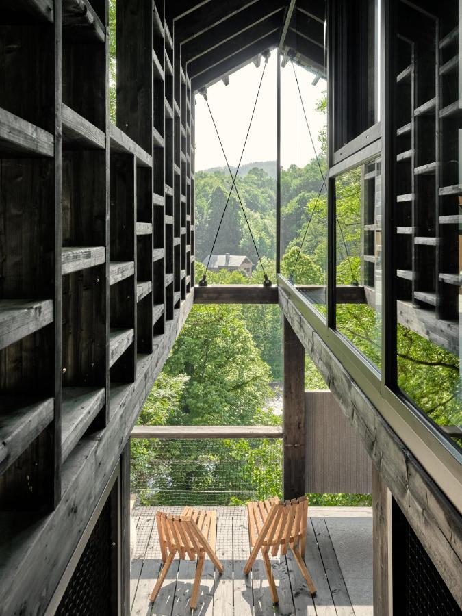 Hutstuf The Beaver & Private Outdoor Spa La-Roche-en-Ardenne Exterior foto